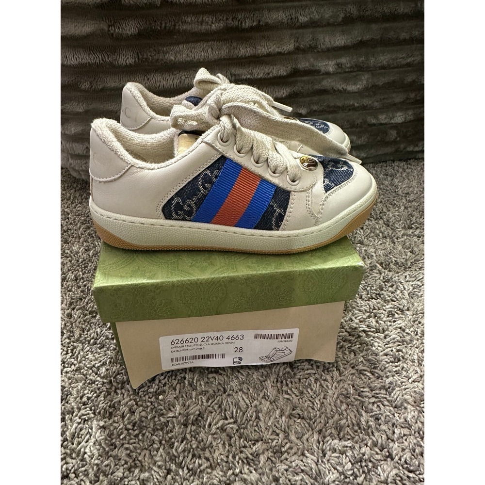 Gucci Children's GG Supreme Sneakers - Picture 6 of 11